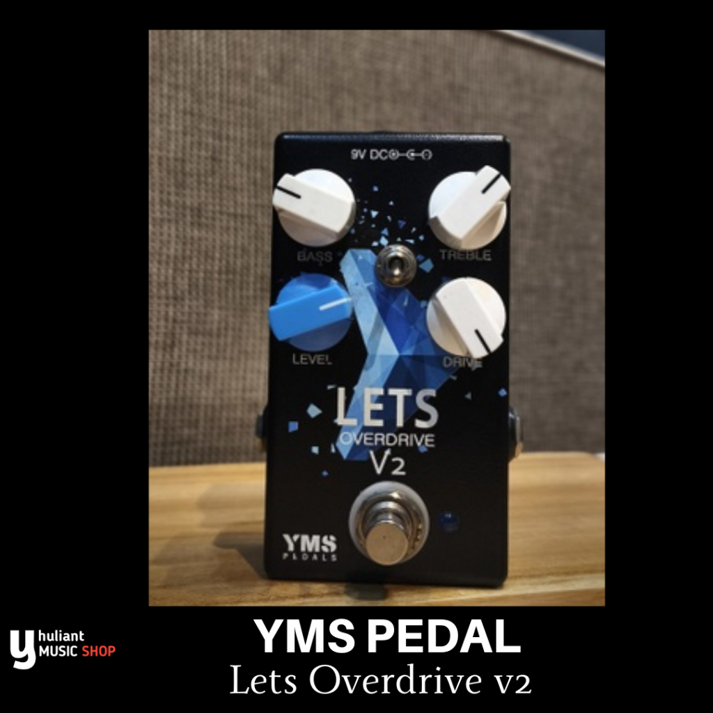 YMS Pedals Lets Overdrive V2 Transparant Overdrive Guitar pedal Effect Original