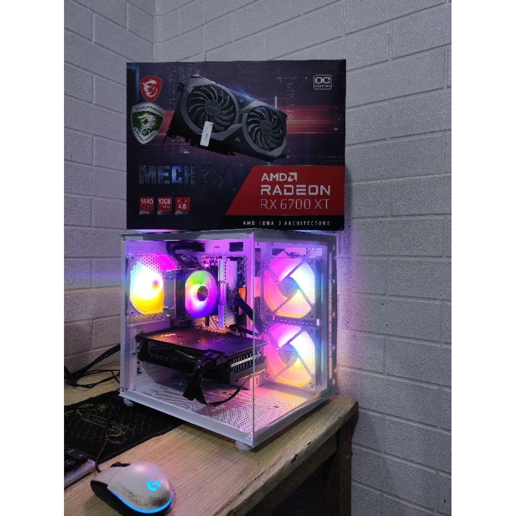 Pc i3 13100f | Rx 6700xt 12gb