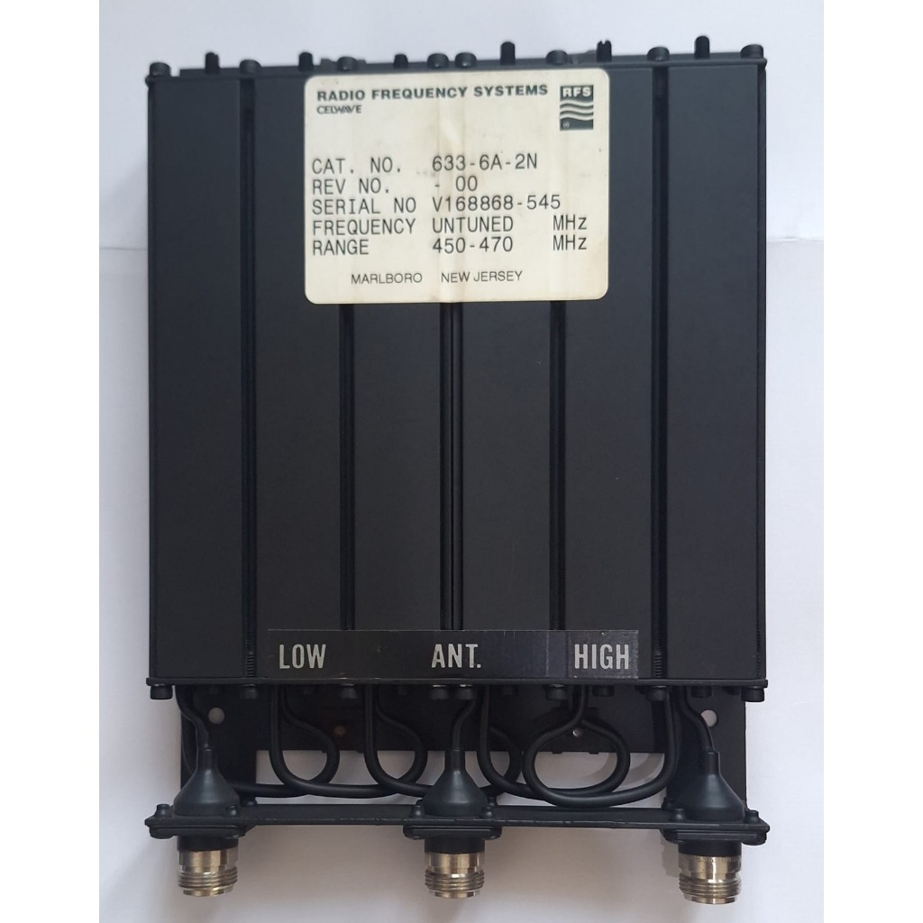 DUPLEXER RFS CELWAVE UHF 450-470 MHz
