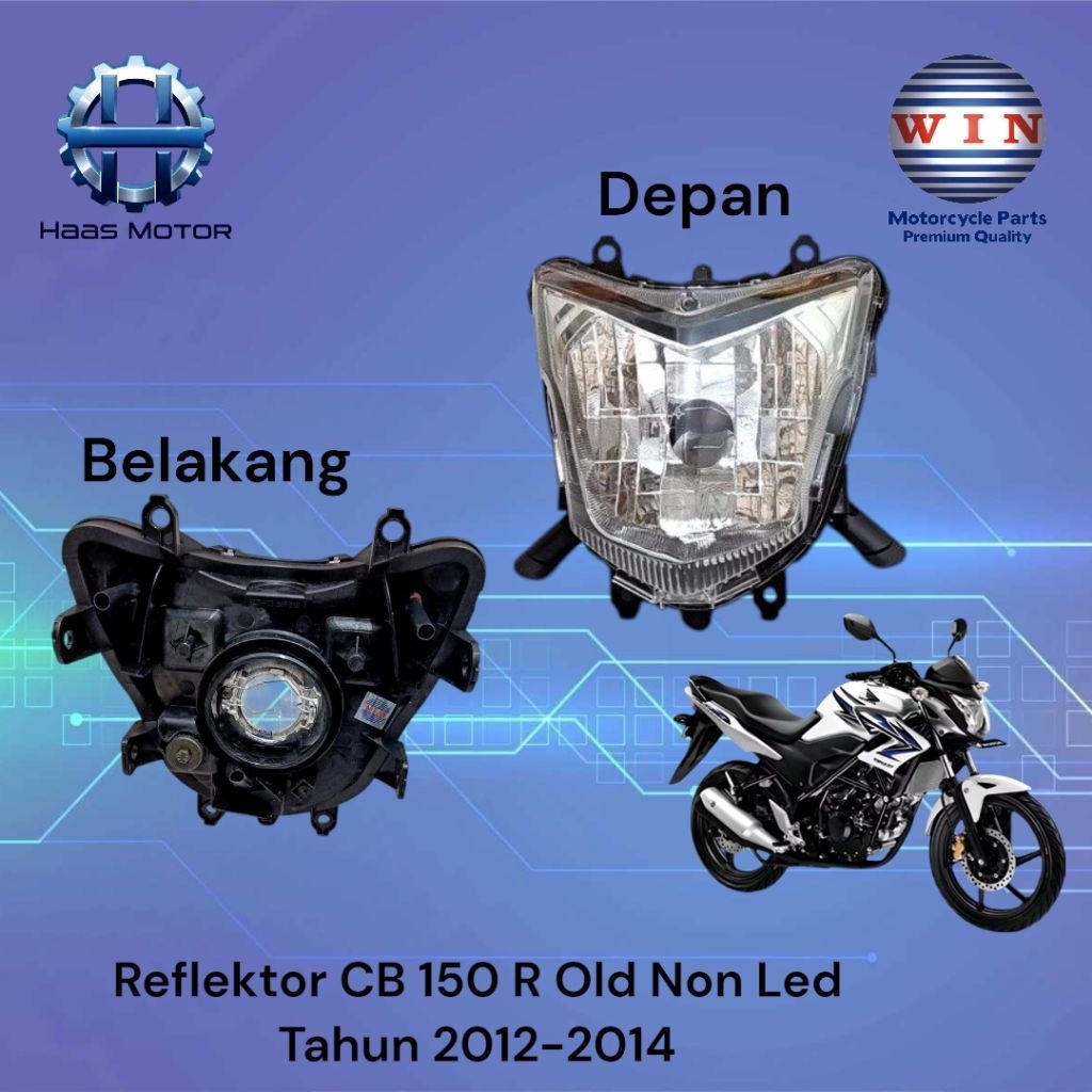 WIN LAMPU DEPAN CB 150 R OLD NON LED 2012 2013 2014