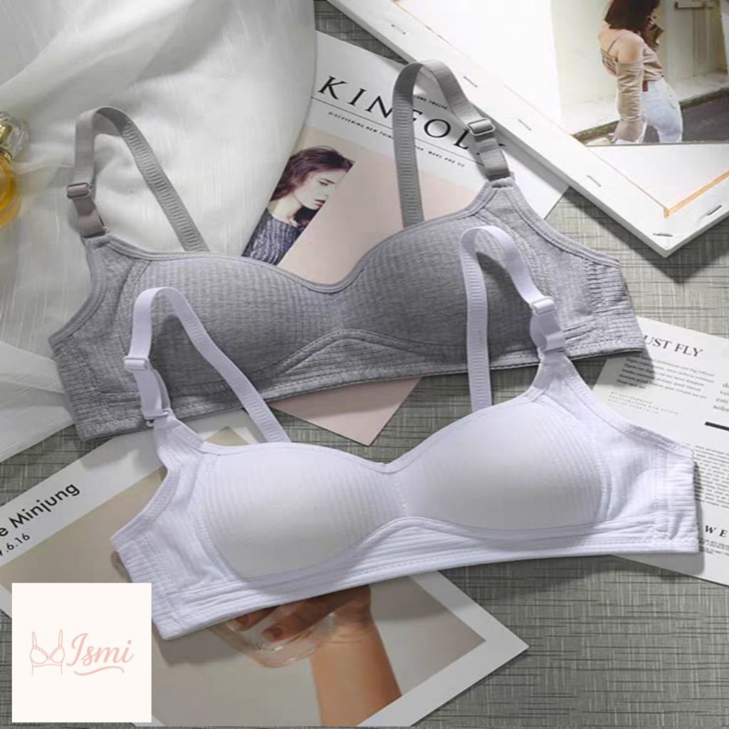 BATAMMODE Bra Jumbo Tanpa Kawat Bh Cup Besar Busa Tebal Murah Pakaian Wanita