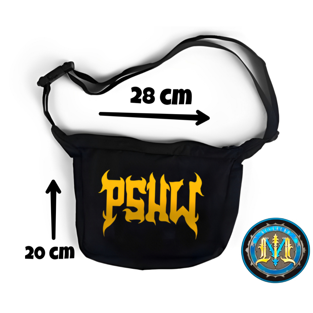 Tas Selempang Bahu PSHW Perguruan Silat Setia Hati Winongo Bahan Kanvas Waisbag Slingbag Pria Wanita