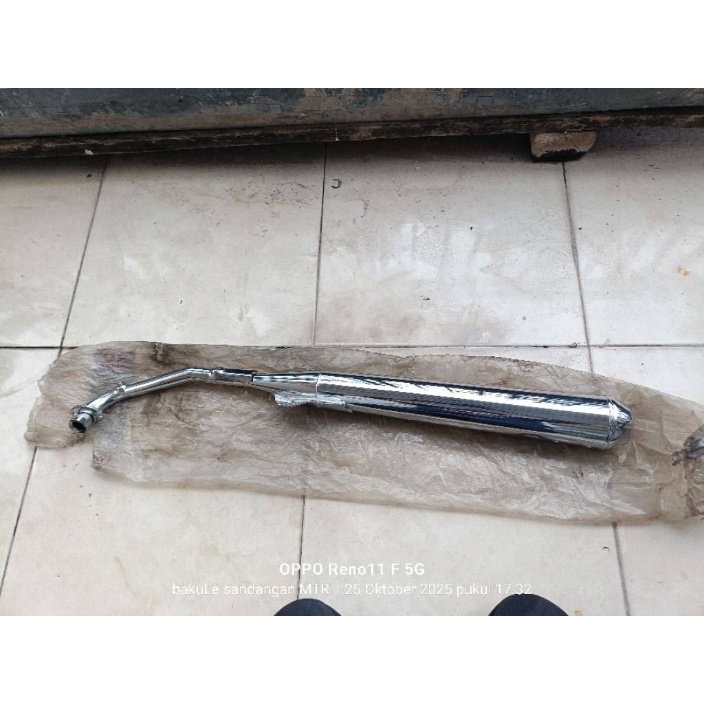 knalpot Muffler exhaust Honda Astrea grand legenda impressa original AHM 18350 GN5 830