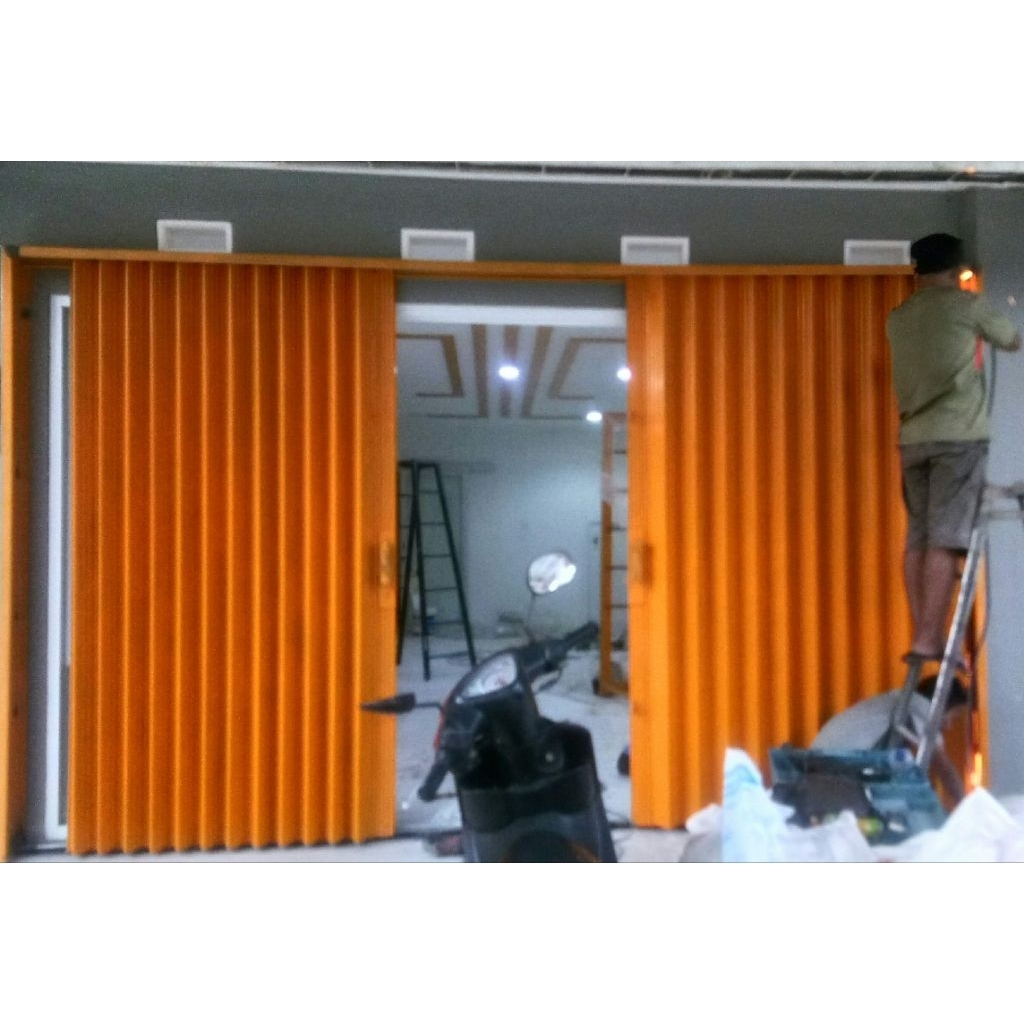 Pintu folding gate dan rolling door warung