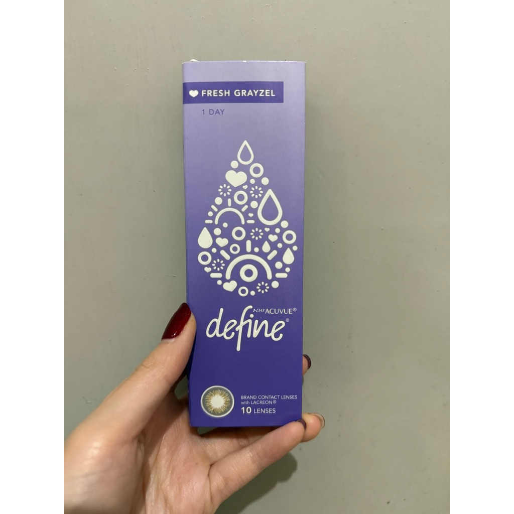 1 day Acuvue Define Softlens Grayzel Brown (NEW)