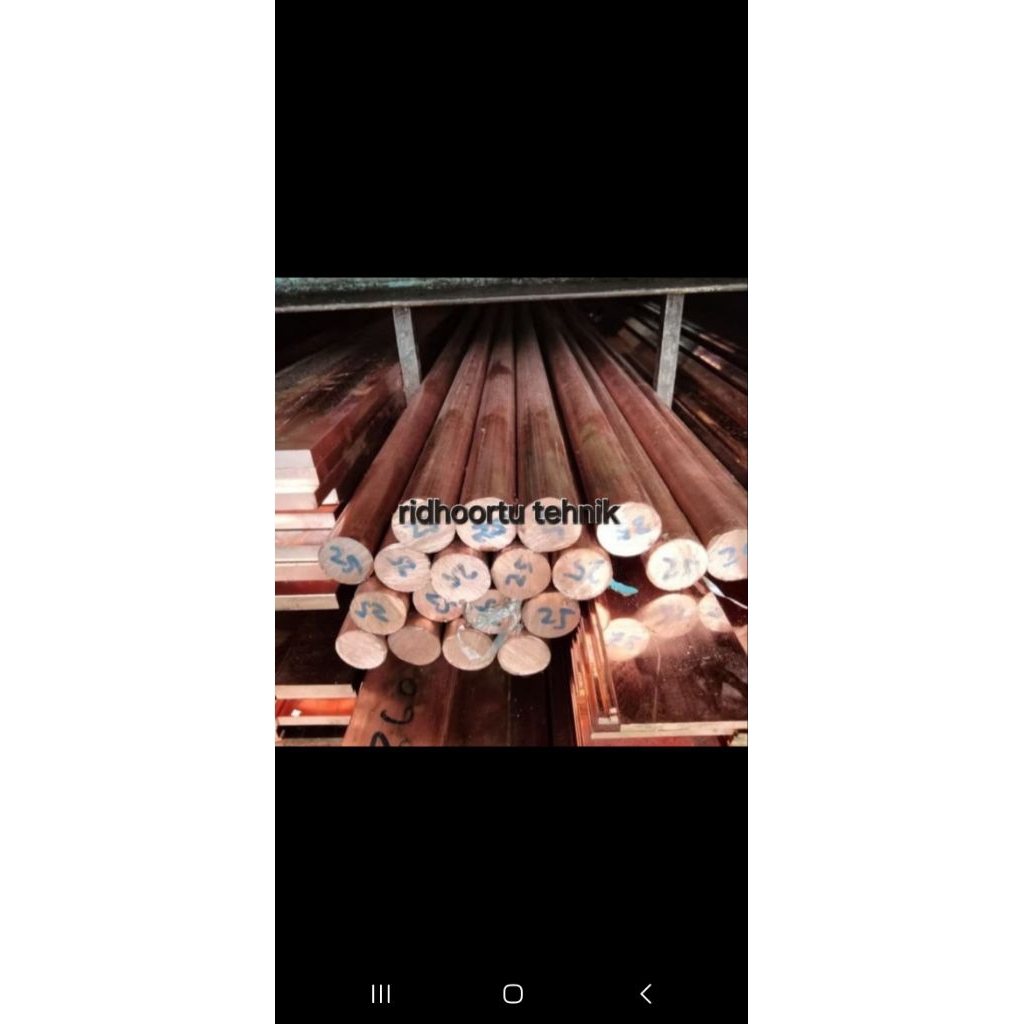 AS TEMBAGA BULAT TEBAL 5MM