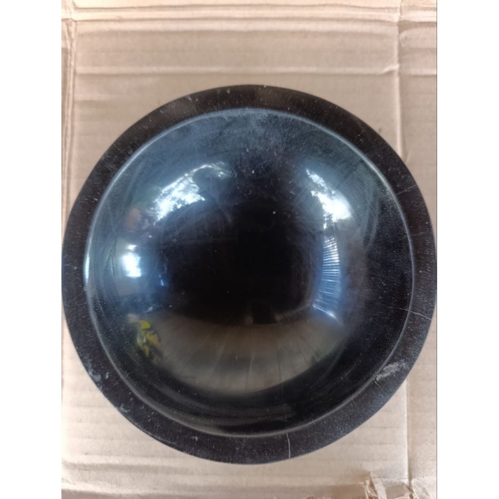 ASBAK BATU FOSIL MEWAH HITAM