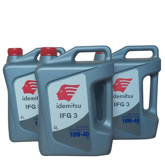 Oli Mesin Mobil IDEMITSU 10W-40 SP kemasan 4L 10W/40 10/40 10W40 10-40