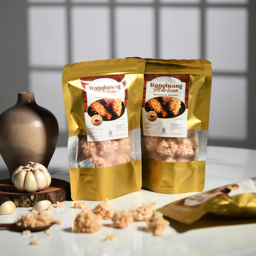 Ranginang Marlina Matang Kecil– Snack Camilan Gurih Renyah, Kerupuk Ketan Asli Indonesia, 35 gr