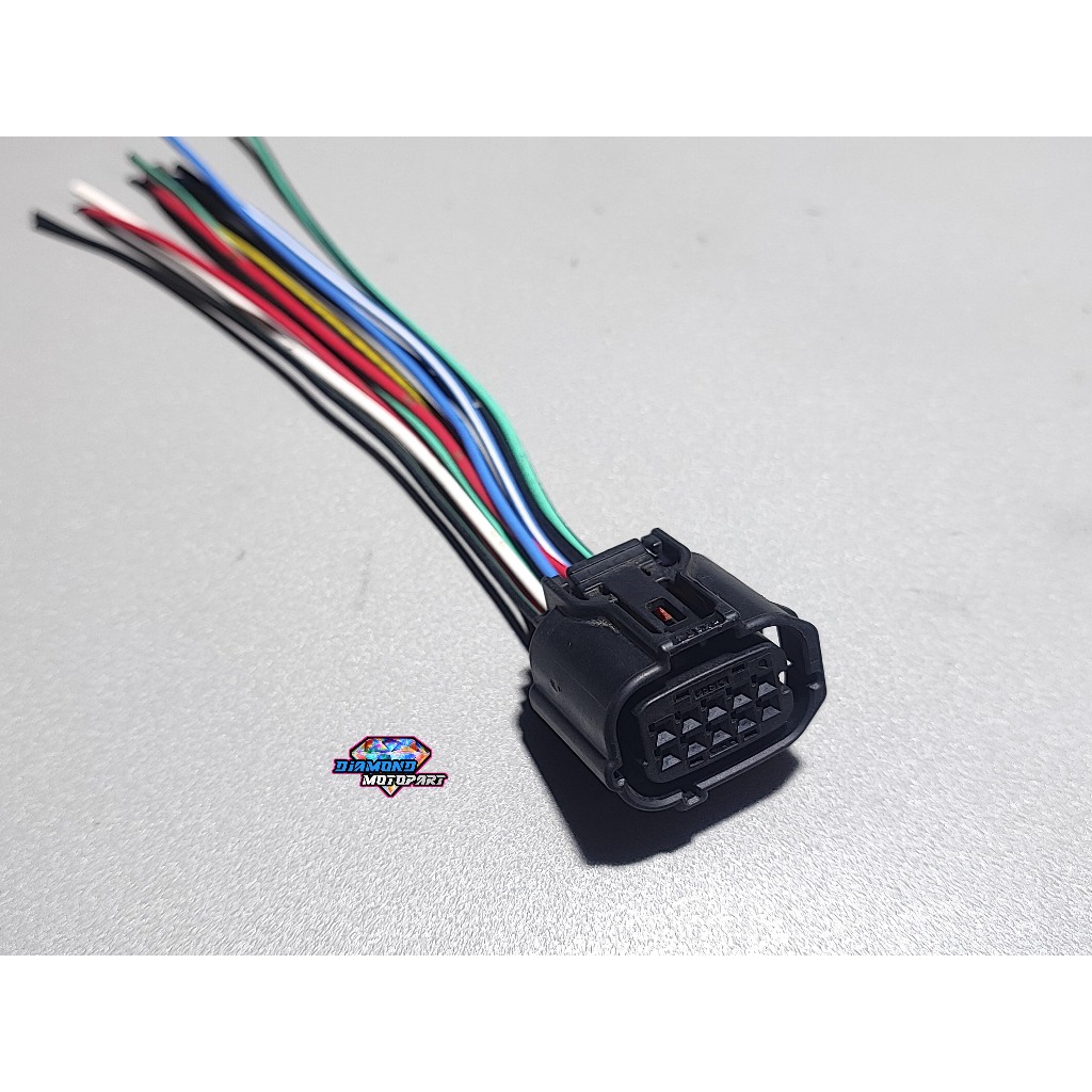 kabel soket socket modul remot modul answer back system 10 pin honda Vario 125 150 Scoopy Fi Vario o