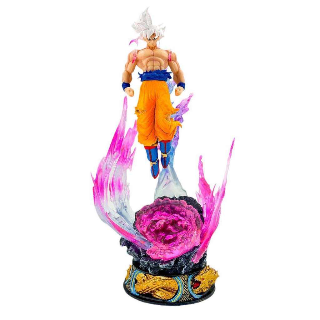 Goku Ultra Instinct Flying Anime Figure 1pc - Ball Z Ultra insting Goku rambut putih patung Resin An