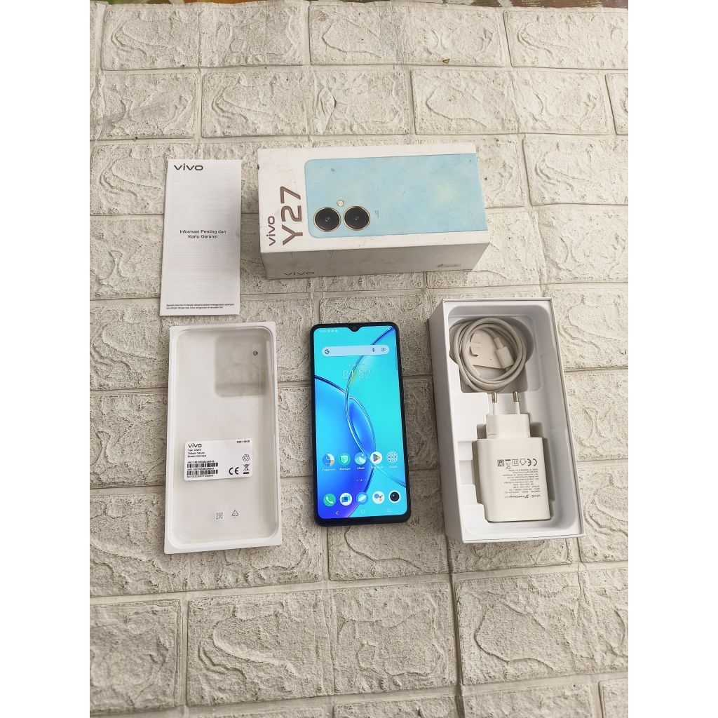 Vivo Y27 Ram 6+6/128 Fullset Original (Seken Mulus)