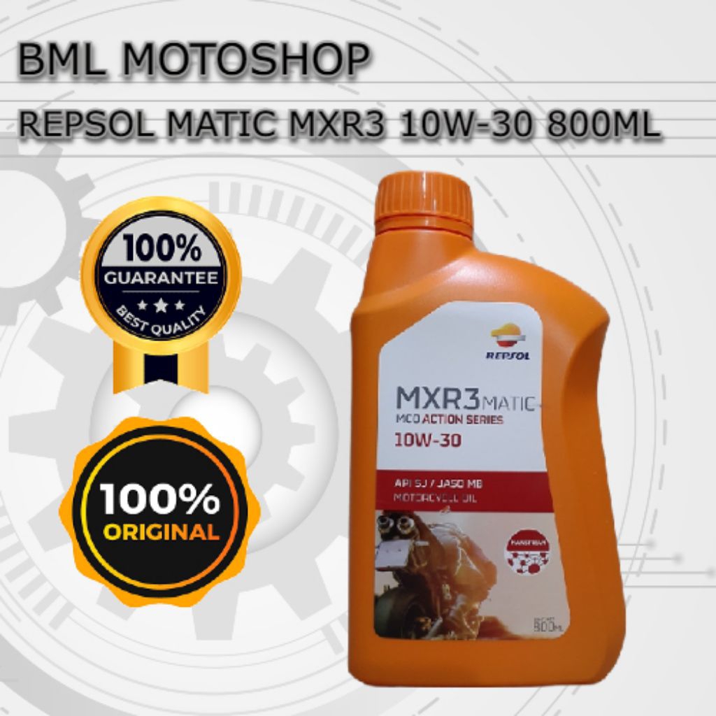 Oli Motor Matic Repsol MXR3 10W-30 800ml Oli Matic