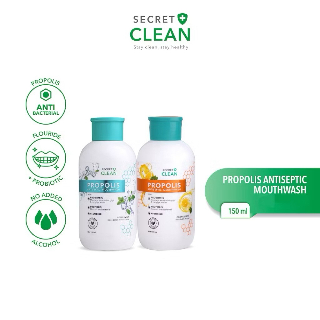 Secret Clean Propolis Antiseptic Mouthwash