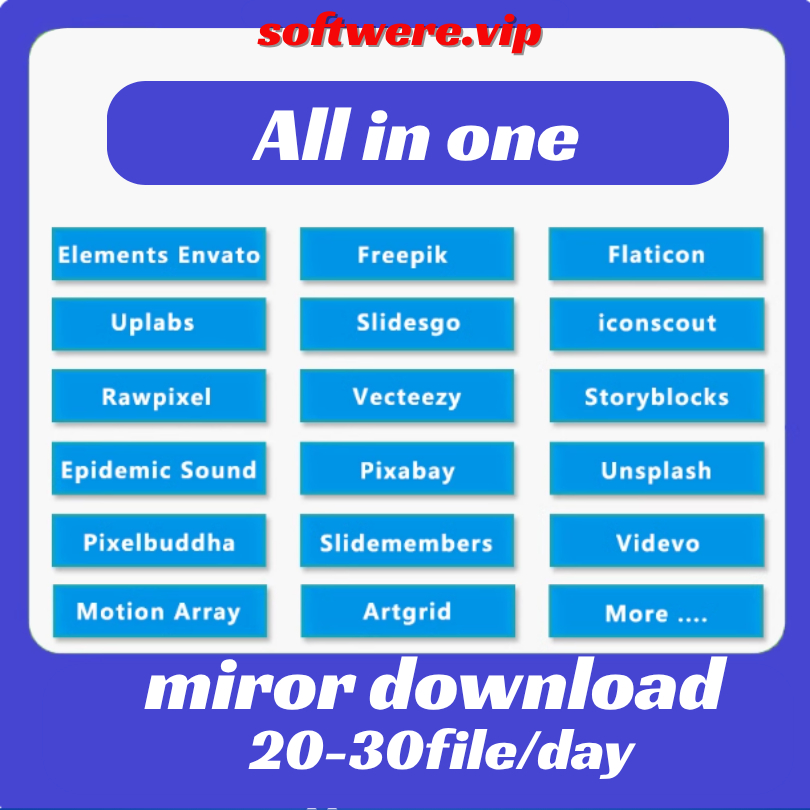 Freepik member material download Envato Elements vector picture poster AE template video download [A