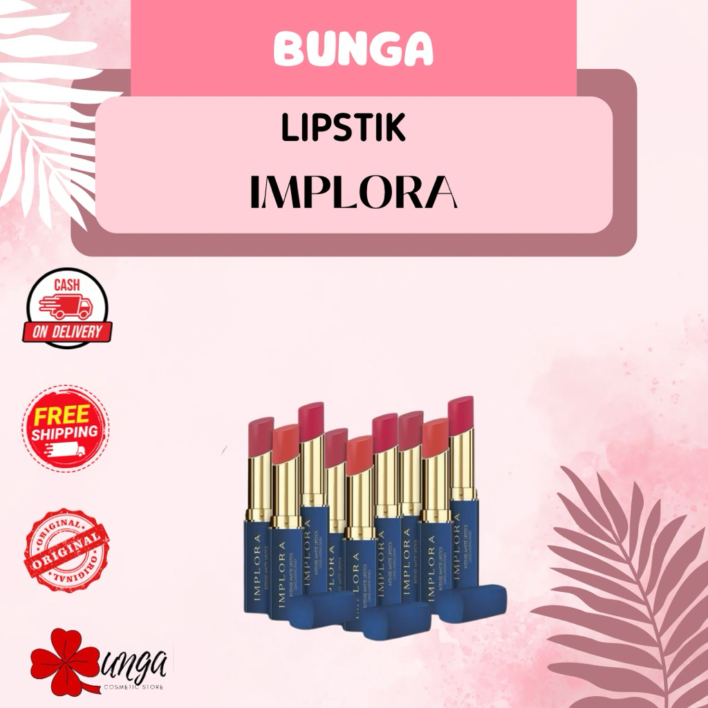 BUNGA - Implora Intense Matte Lipstick / Implora Matte Lipstick / Lipstick Implora Matte