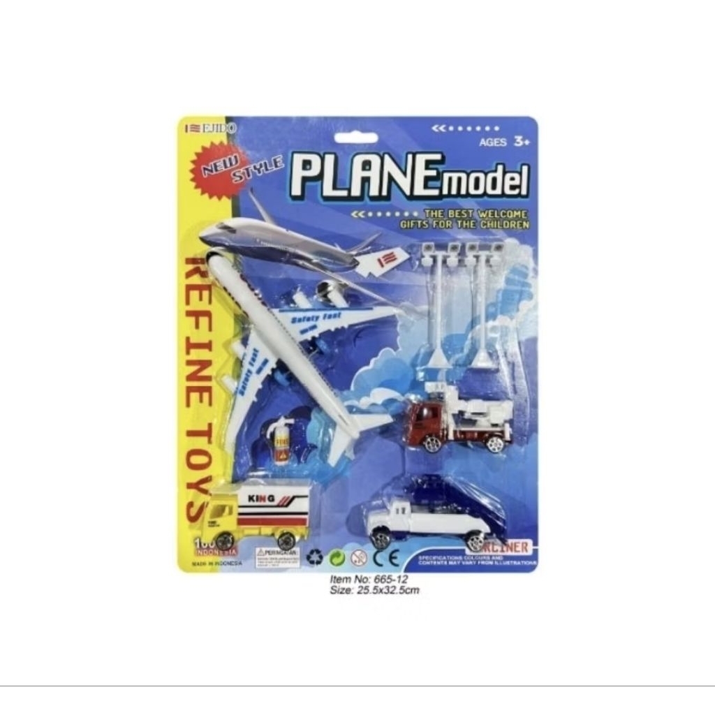 Mainan Kendaraan Pesawat Airbus Boeing Garuda Indonesia A380 Plane Model Set Miniature