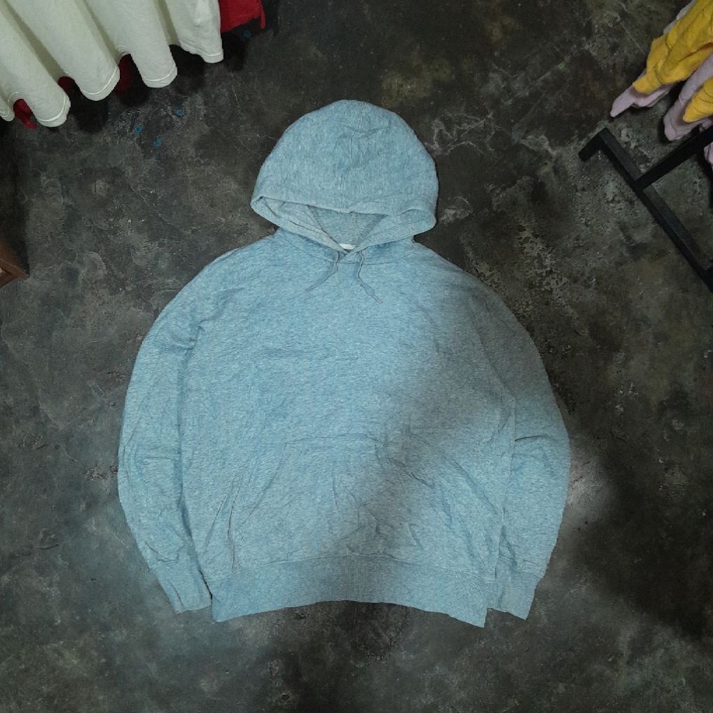GU UNIQLO HOODIE MISTY GREY