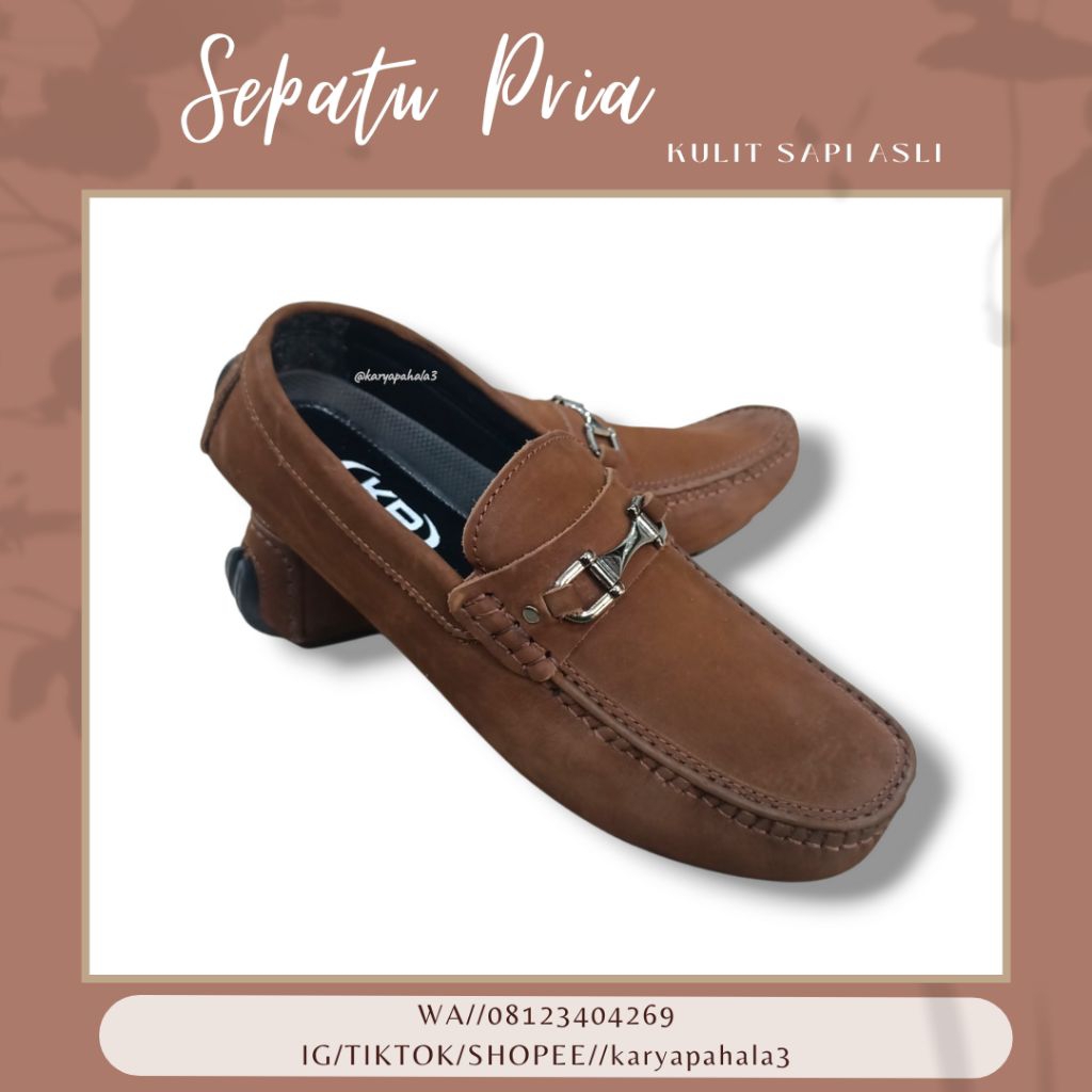 sepatu pria kulit asli • Karya Pahala 3 •