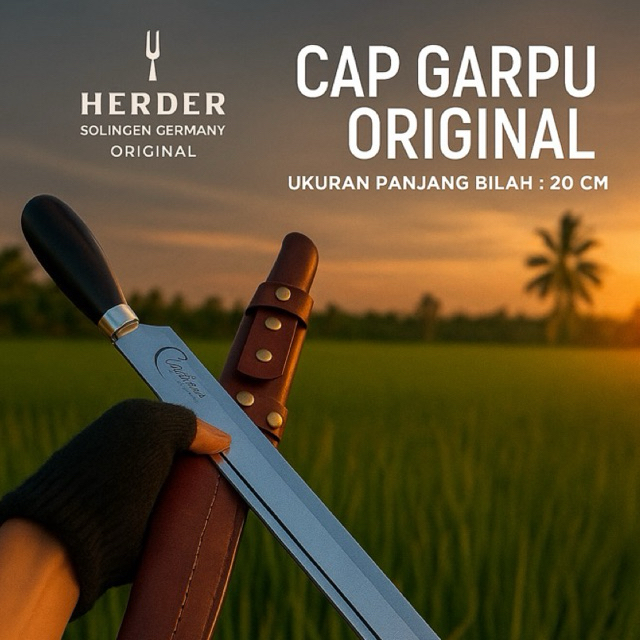 Pisau Daging Cap Garpu solingen original Jermani uk bilah 20 Cm model klasik