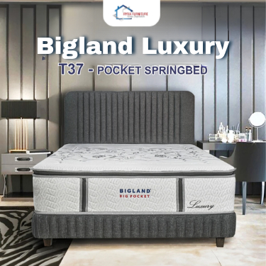 [KHUSUS SURABAYA, SIDOARJO, GRESIK] BIGLAND - LUXURY / SPRINGBED POCKET MEWAH T37/MATRASS KASUR