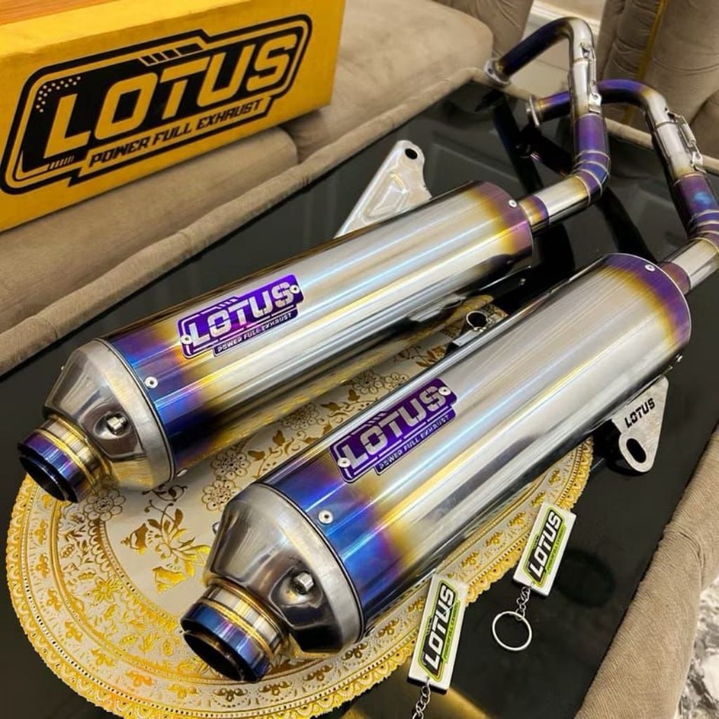 KNALPOT STD RACING LOTUS BLUE MON  BEAT BEAT FI SCOOPY MIO MIOJ M3 XEON XEON RC VARIO CBS VARIO 125 