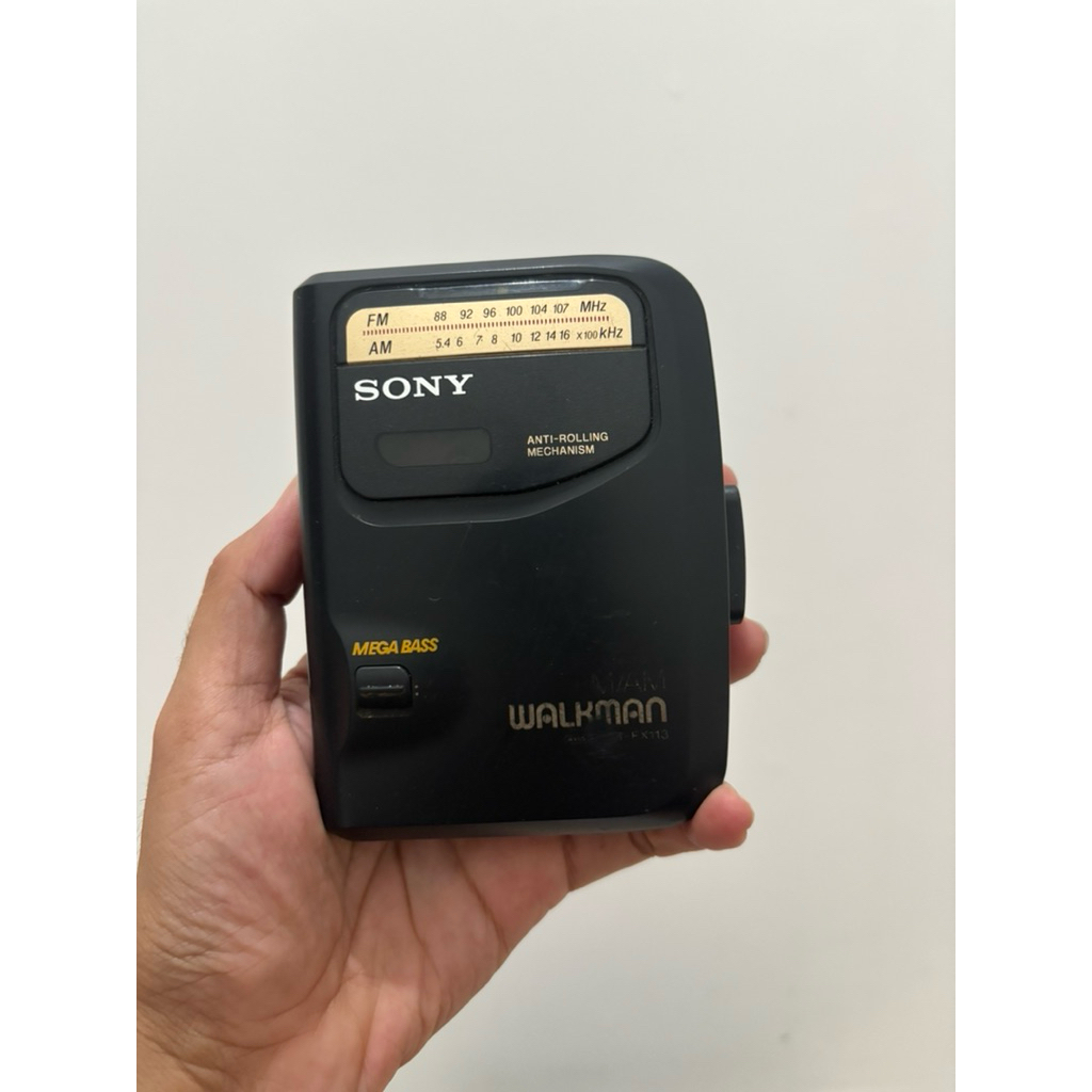 walkman tape radio sony wm-fx113 vintage jadul kolektor