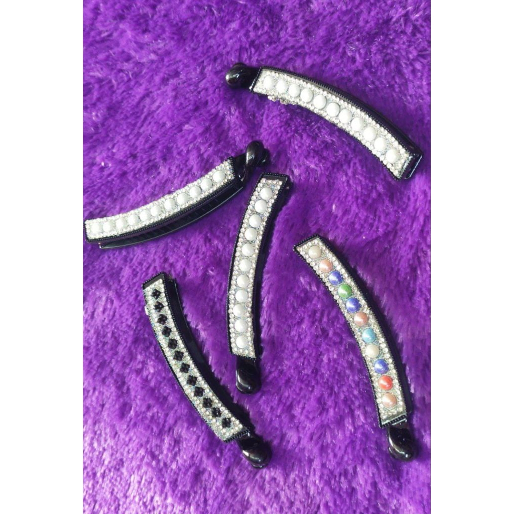 Jepit Rambut Pisang Mutiara Jepit Pisang Style