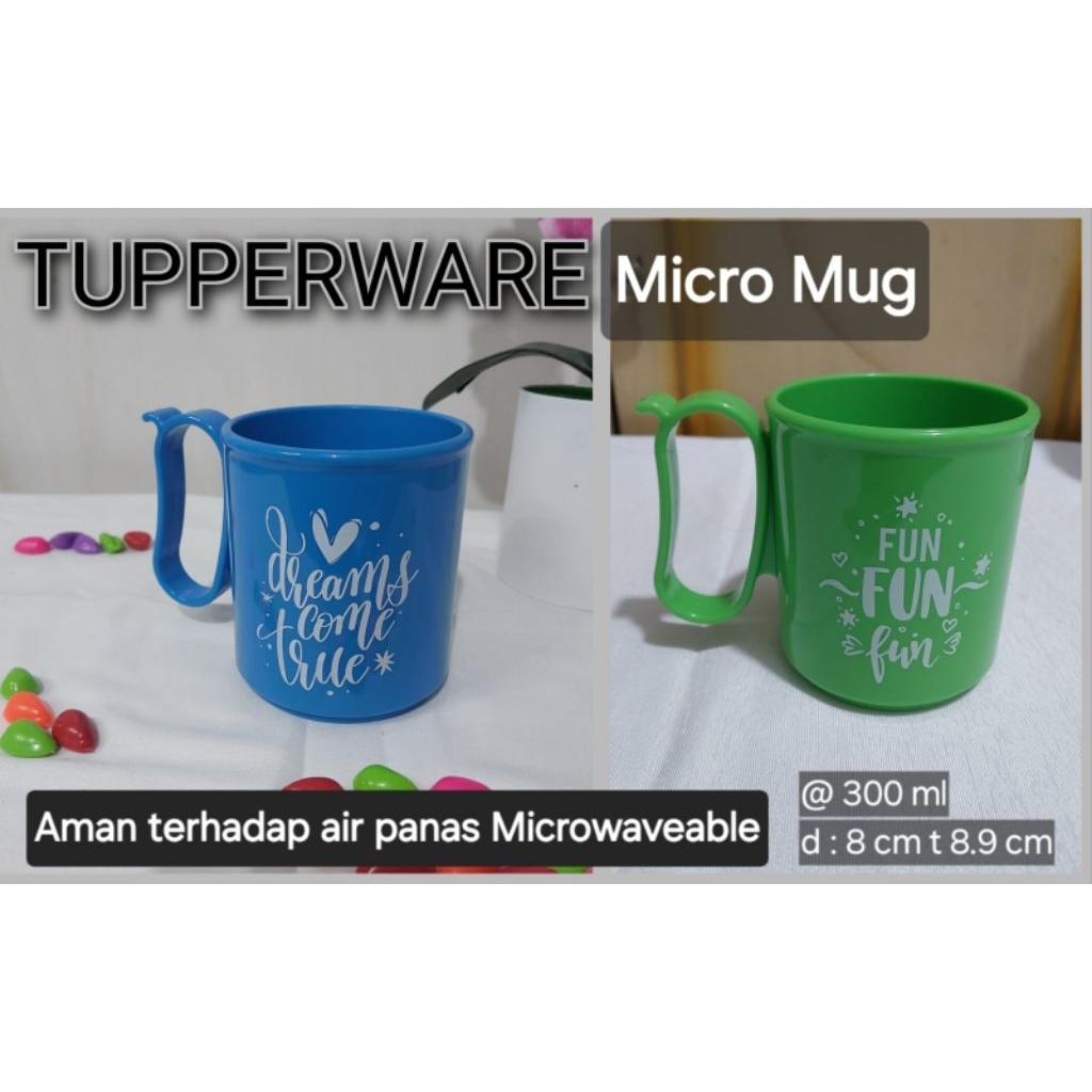 Mug tahan panas Tupperware Microwaveable mug - cangkir tahan panas