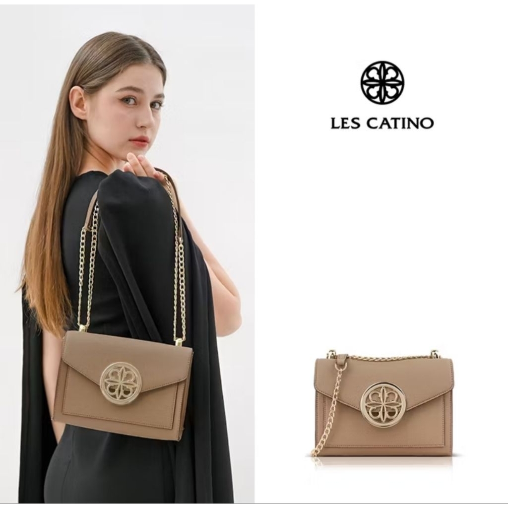 Tas Wanita Selempang LES CATINO Original Branded Mall Deluxe LCX Wella Crossbody