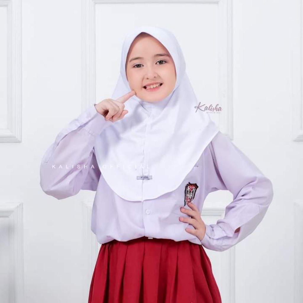 JILBAB BERGO HAMIDAH ANAK JILBAB ANAK SEKOLAH JERSEY