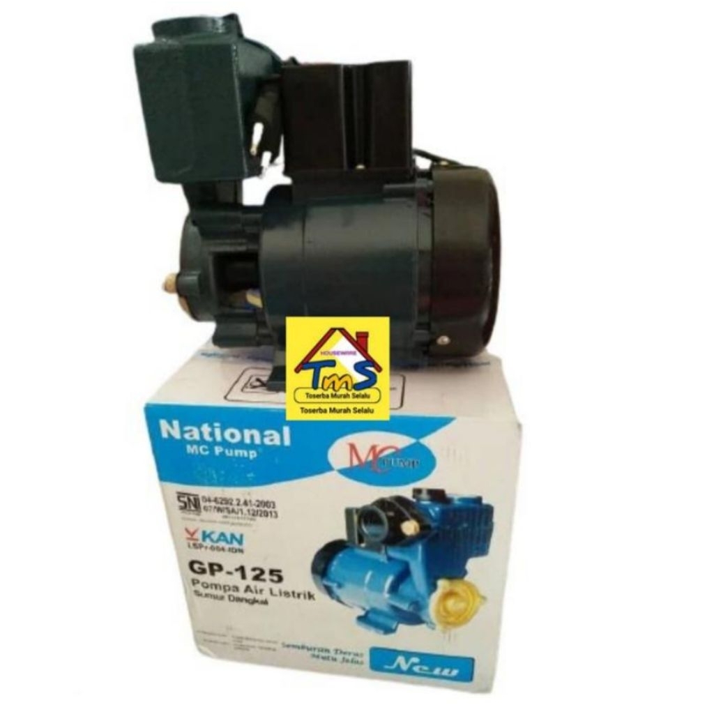 Pompa Air Listrik Nasional GP-125 Sumur dangkal