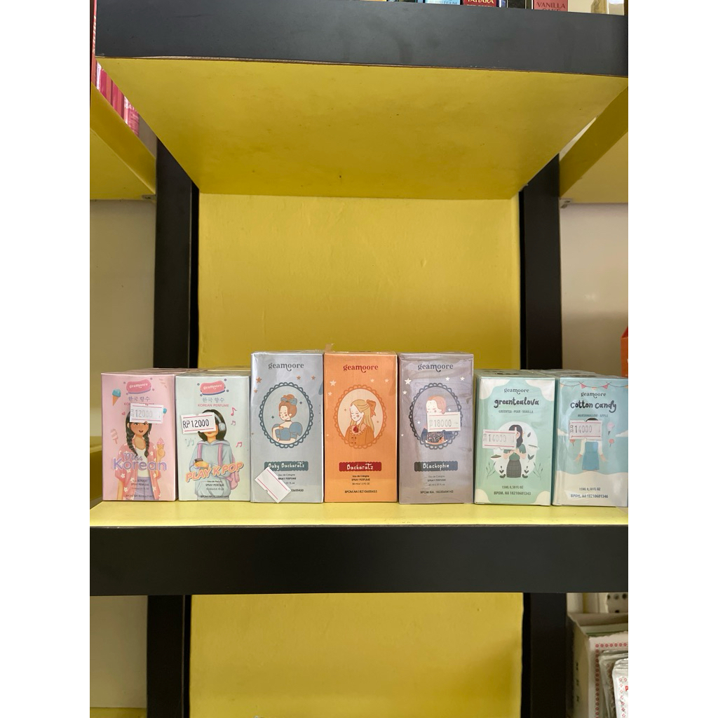 Geamoore Parfume Spray 50ML &30ML Miss Korean / Play Kpop/Greentea Lova / Cotton Candy / Baby Backar