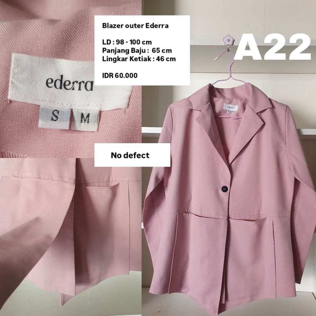 blazer Ederra pink