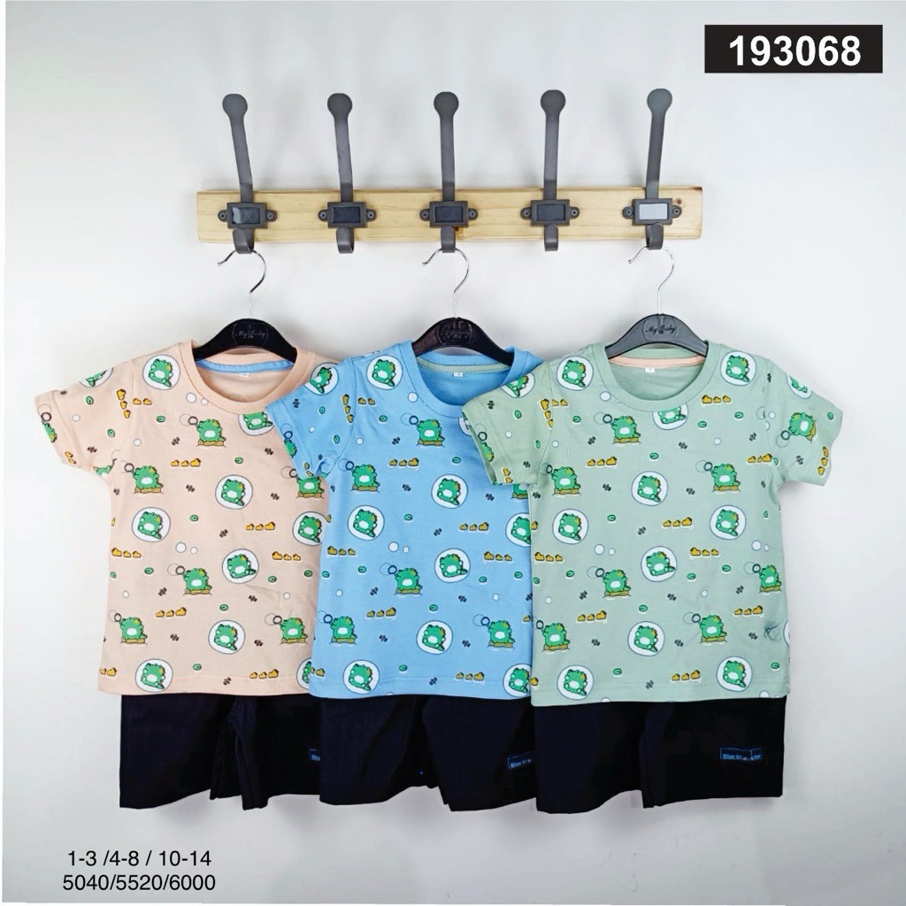 Setelan Pendek Anak / Setelan Anak Domino / Setelan Anak Cowok / Setelan Kaos Anak Laki 1-10thn