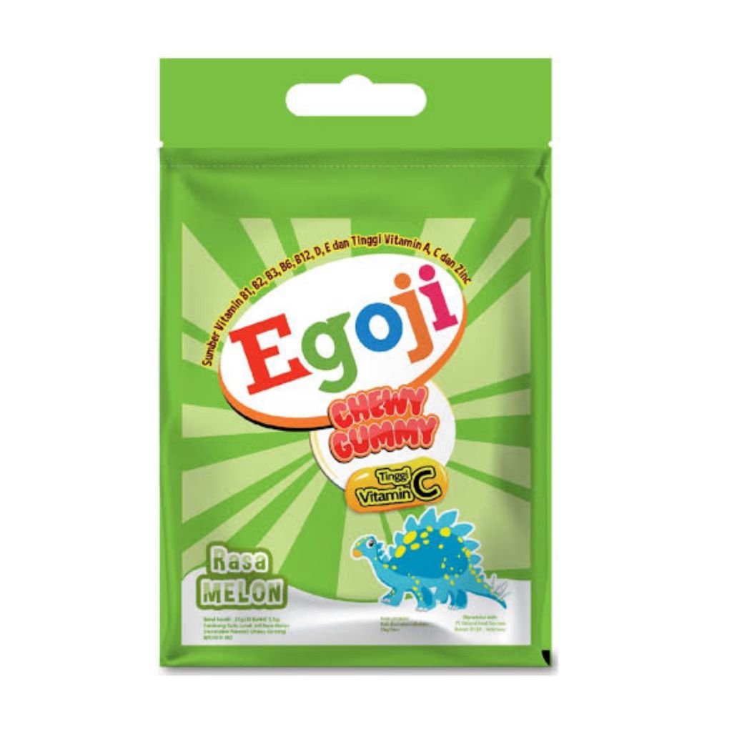 Egoji Chewy Gummy Sachet - Melon