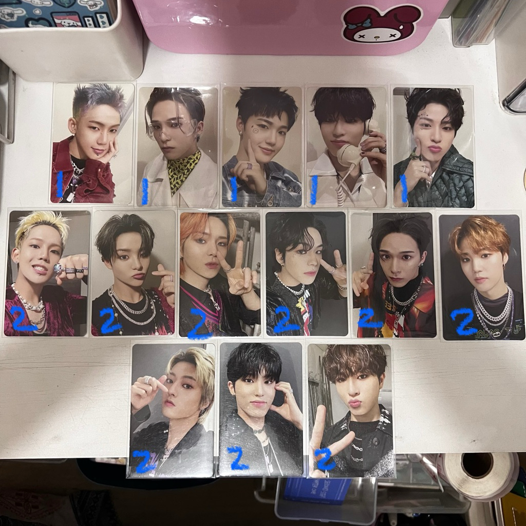 OFFICIAL - Photocard Treasure tss 2 ch 2 hello light green hyunsuk jihoon yoshi jaehyuk asahi doyoun