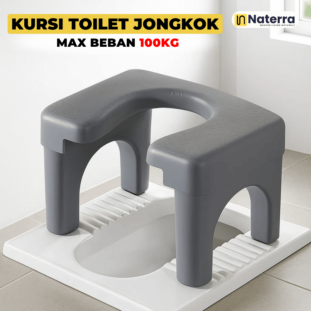 Kursi Toilet Duduk Lansia 100Kg Kursi Wc Jongkok Lansia Wc Portable Duduk Kursi Toilet Jongkok