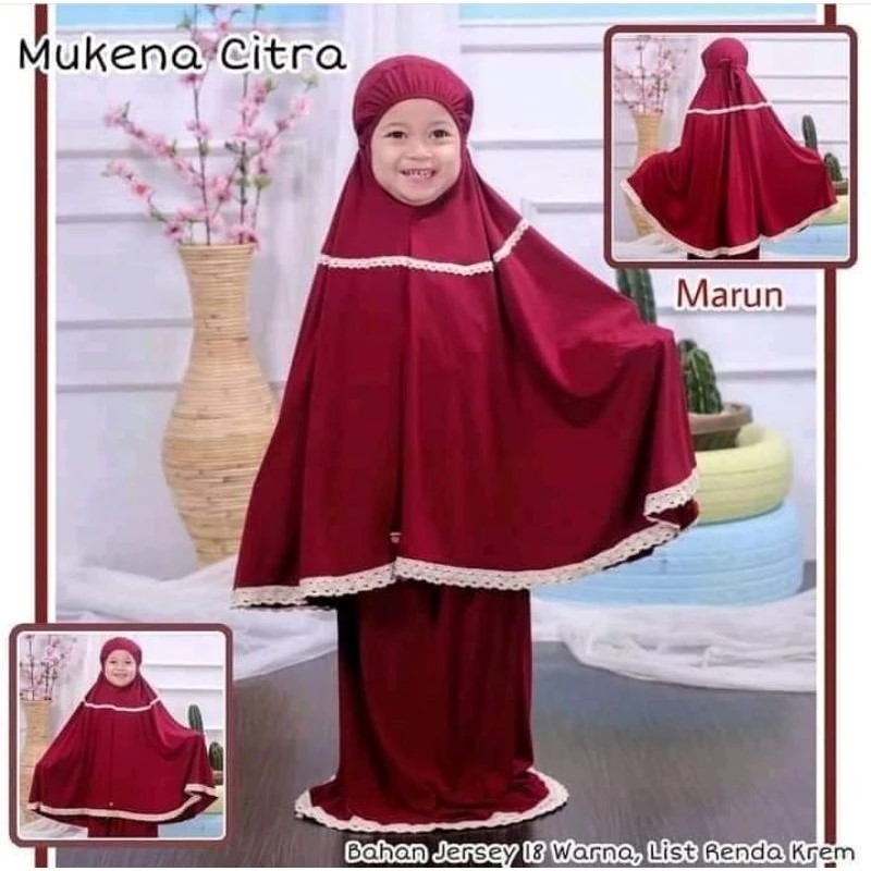 Mukena Anak Anak Model Terbaru Untuk Usia 1-10 Tahun