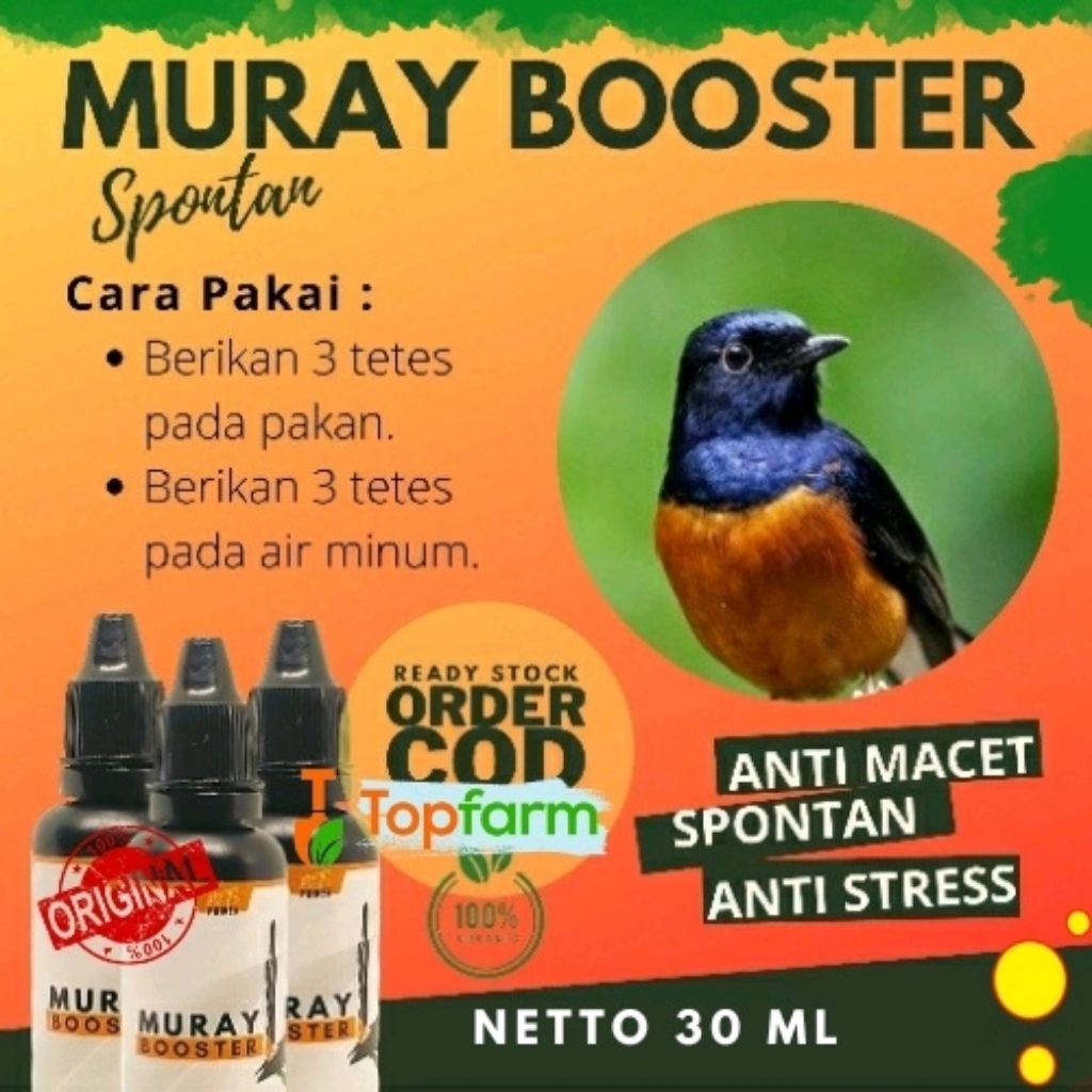 Doping Murai Batu Lomba 30mL / Doping Murai / Doping Murai Batu / Doping Murai Batu Biat Cepat Ngepl
