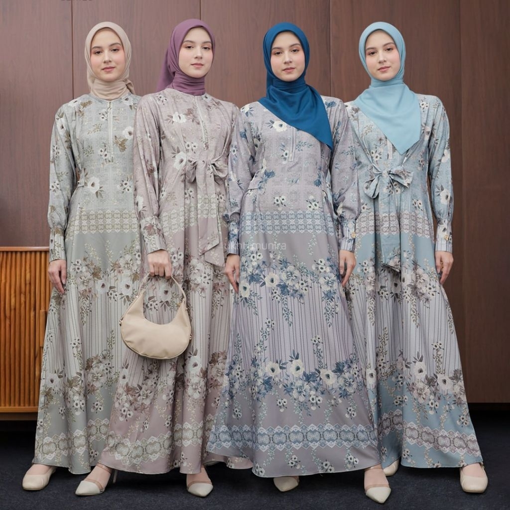 Gamis AYANA | Gamis Bahan Twill Soft Premium | Gamis by UKHTI MUNIRA [ORIGINAL]