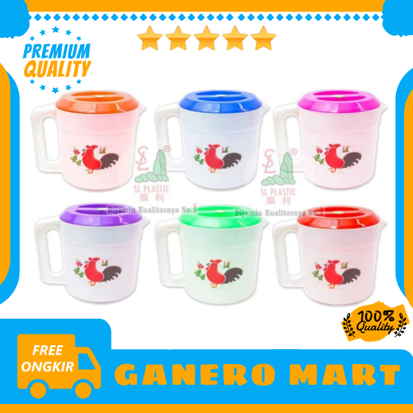 teko Ayam Jago Motif Ceret Rebus 1,5 Liter | Teko JAGO | Teko AYAM MURAH | Teko langsung pabrik