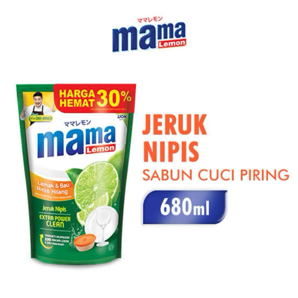 mama lemon pencuci piring 680ml