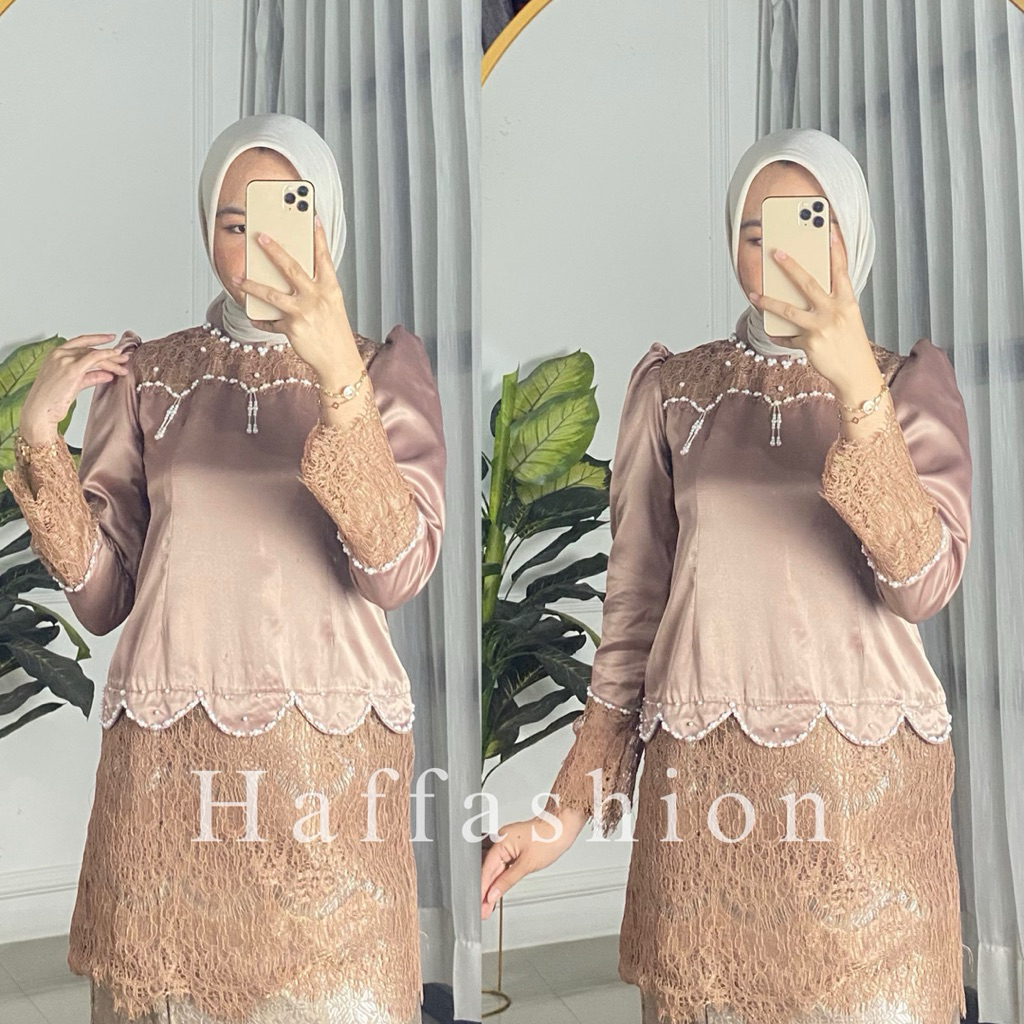 TERBARU Eleena Kurung Melayu Renda Rok Satin Baju Melayu Termurahh Terviral Simple Elegan Lebaran Ko