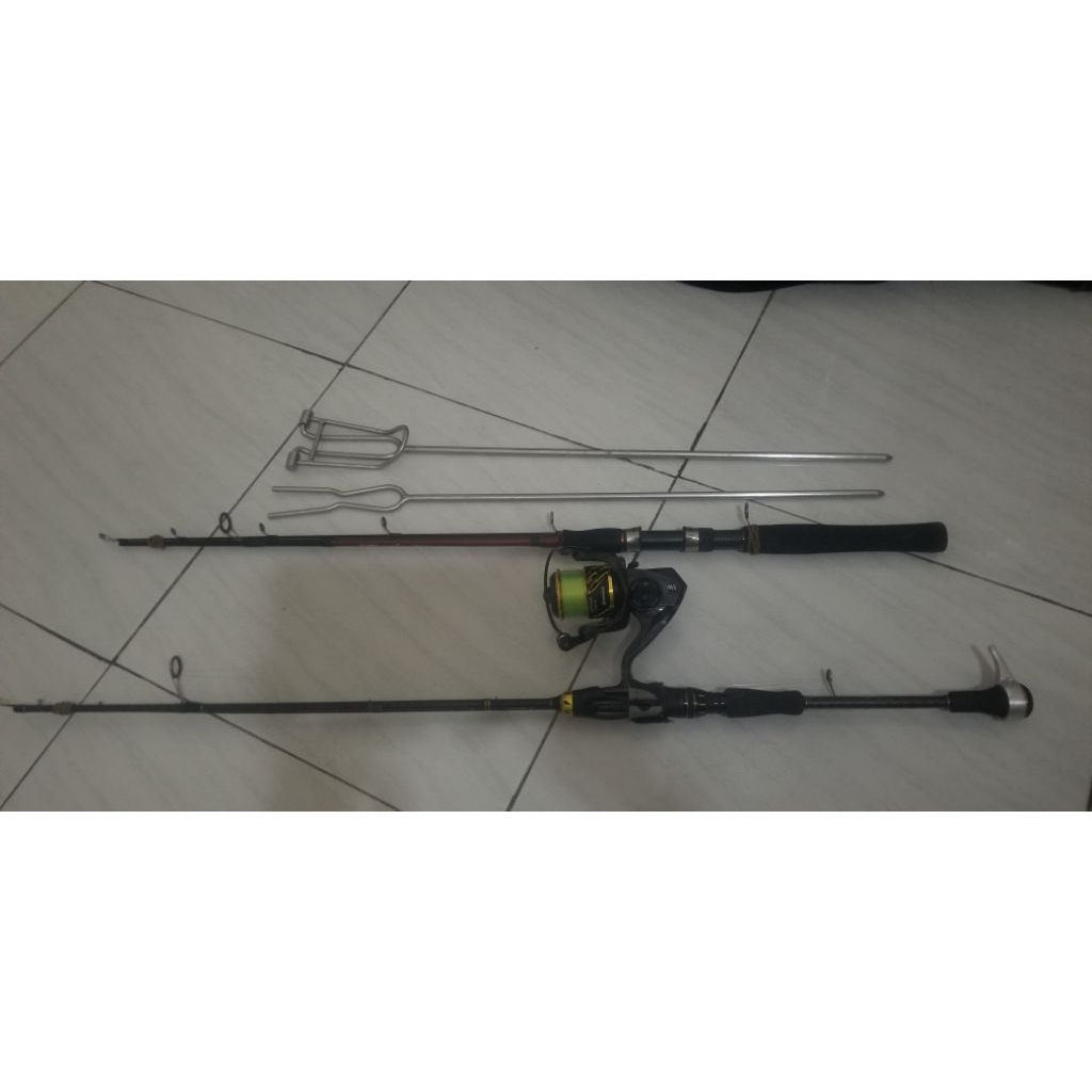 joran Daido Black Reaper+Reel Iroly Sephia Carbon 3000 set Senar