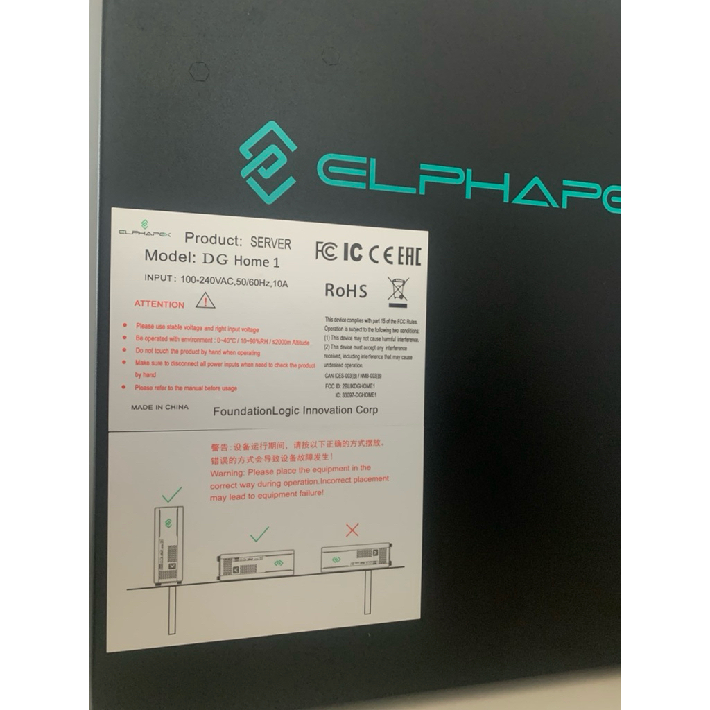 LTC, Doge Miner,  Elphapex DG Home 1