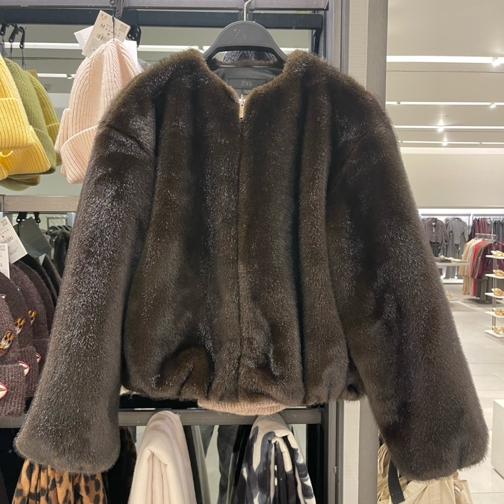 Jaket Bulu ZARA Women jastip (jasa titip)