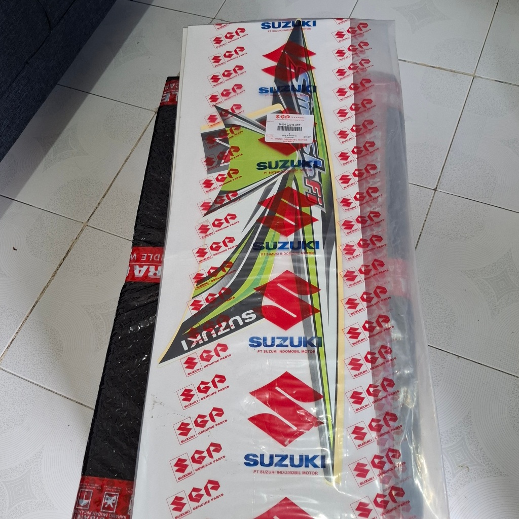 Striping body fullset smash fi hijau original