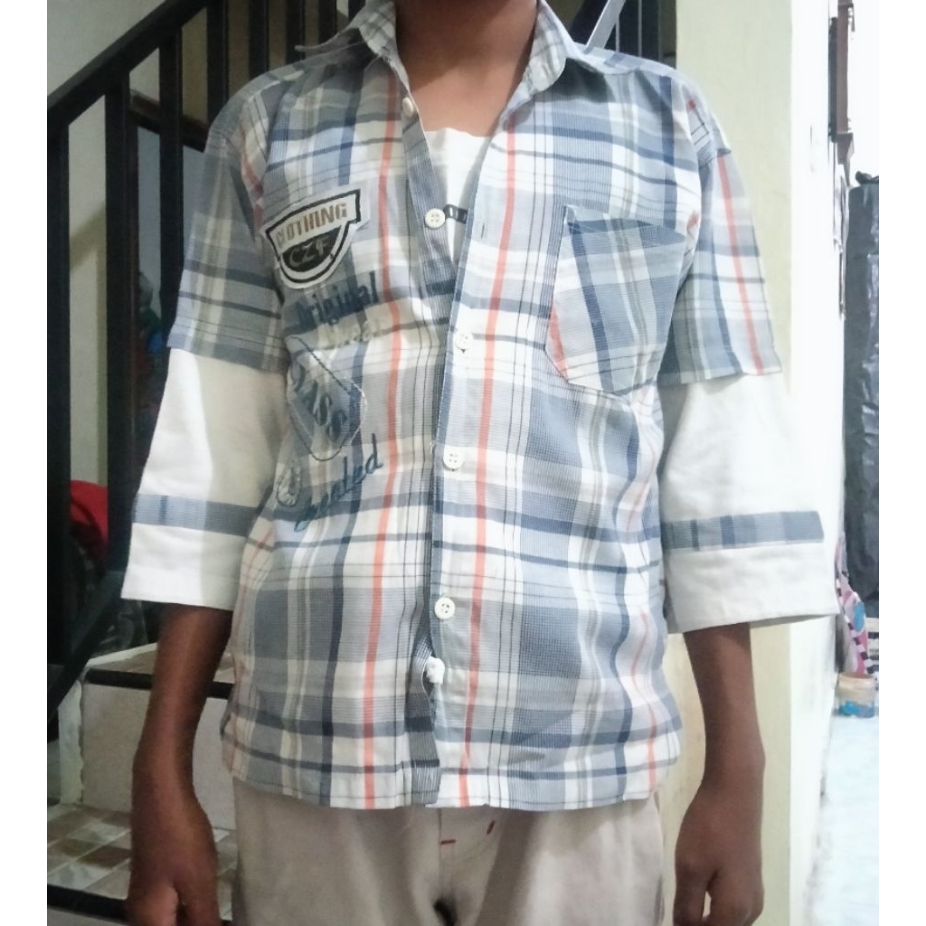 baju atasan anak laki-laki umur 9-10thn freloved