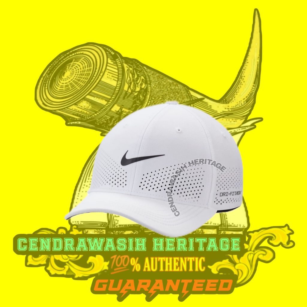 Nike Dri Fit Adv Rise Structured SwooshFlex Cap White Original